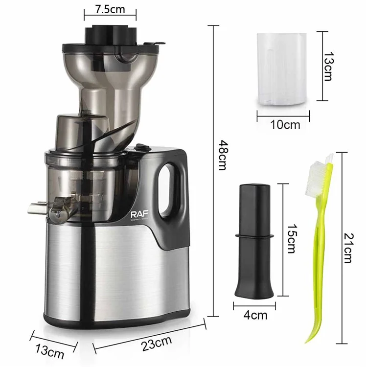 RAF R.2857 EU Plug Electric Juicer Machine Orange Lemon Juice Squeezer (BPA-Free, No FDA)