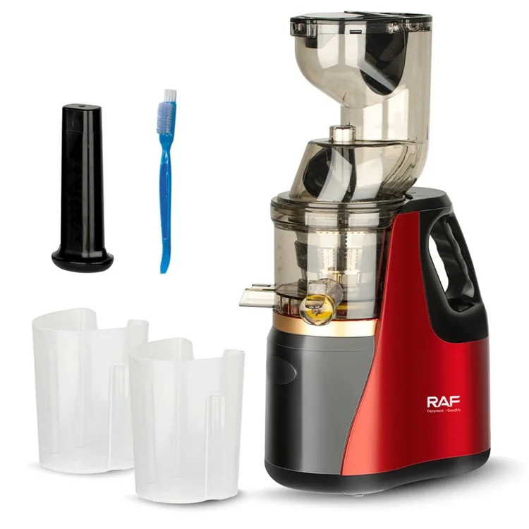 Espremedor de frutas e vegetais automático RAF R.2831 com plugue da UE, máquina multifuncional de separação de bagaço