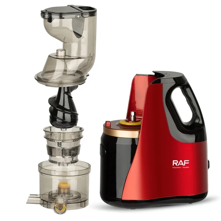 Espremedor de frutas e vegetais automático RAF R.2831 com plugue da UE, máquina multifuncional de separação de bagaço