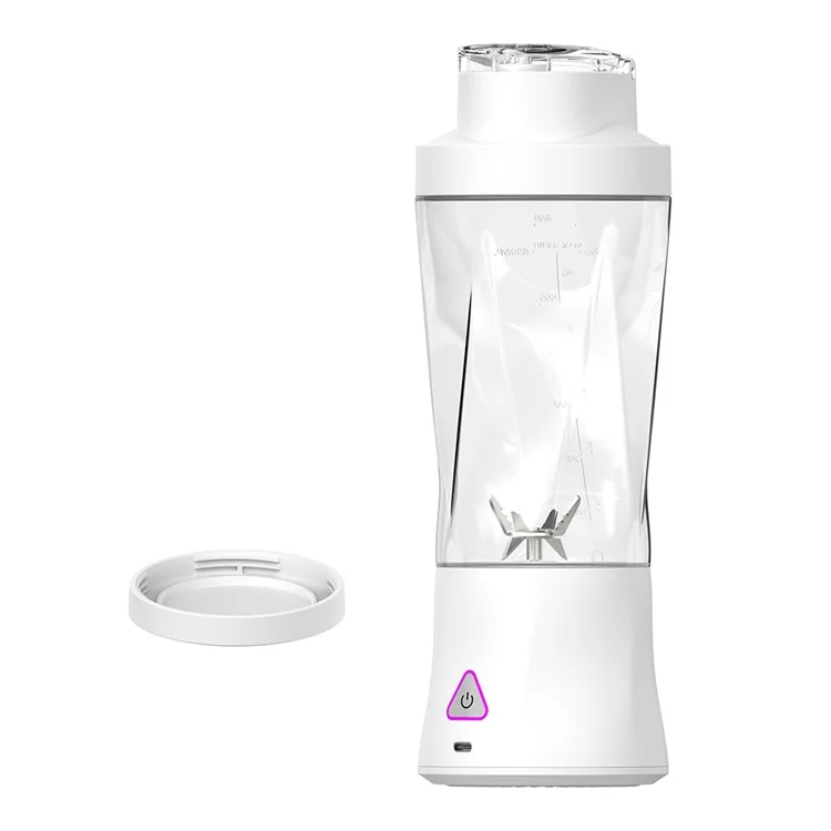 HD-10 Portable Sports Electric Juicer Recargable Mini Juicer Cup Fruit Ice Trituradora (sin FDA, Bpa Sin Bpa) - Blanco