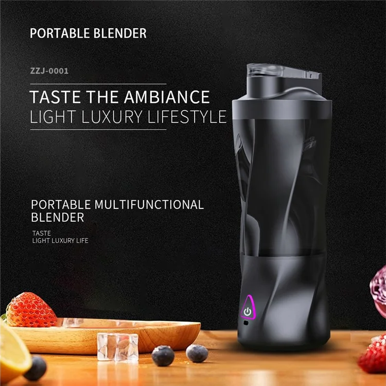 HD-10 Portable Sports Electric Juicer Recargable Mini Juicer Cup Fruit Ice Trituradora (sin FDA, Bpa Sin Bpa) - Blanco
