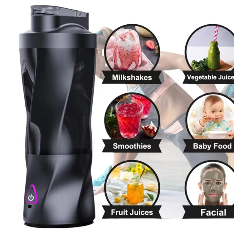 HD-10 Portable Sports Electric Juicer Recargable Mini Juicer Cup Fruit Ice Trituradora (sin FDA, Bpa Sin Bpa) - Blanco