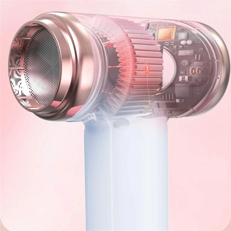 Cordless Ionic Hair Dryer 3 Mode Rechargeable Blow Dryer Travel Hair Dryer - White