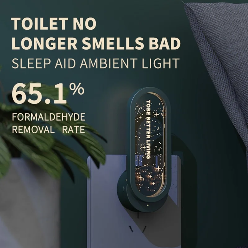 TS-29 Negative Ion Air Purifier Intelligent Frequency Conversion Mini Indoor Freshener for Formaldehyde  /  Smoke Removal - White  /  EU Plug