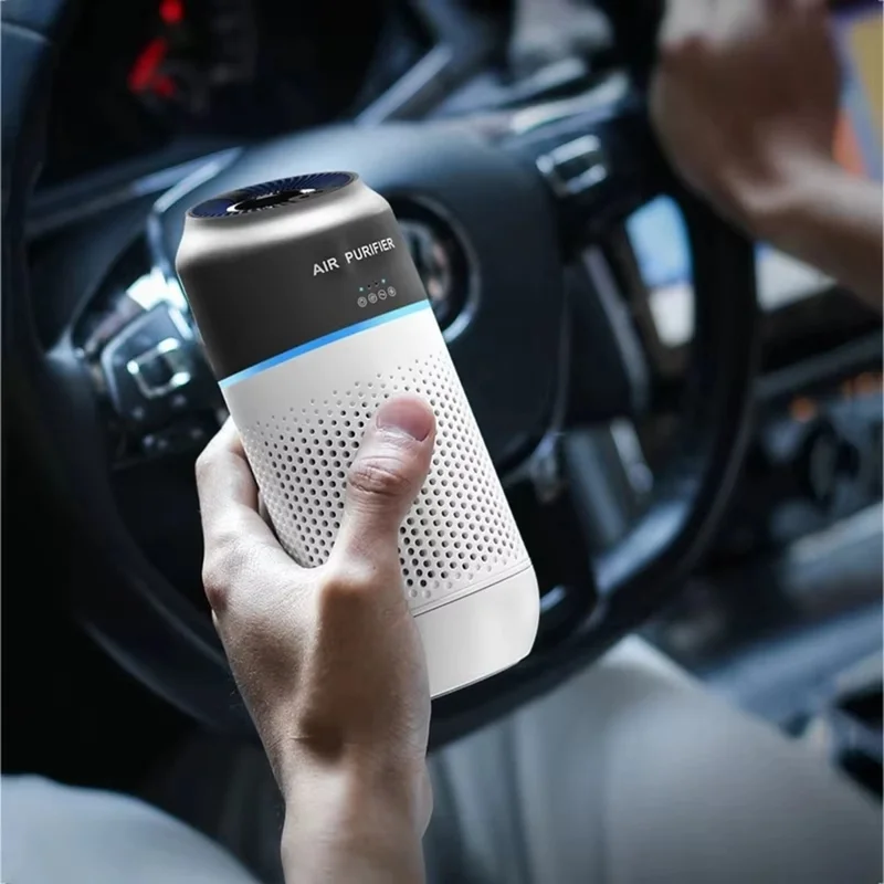 CP01 Bærbar bil luftrenser Negativ ion luftrenser Effektiv filtrering og rengøring