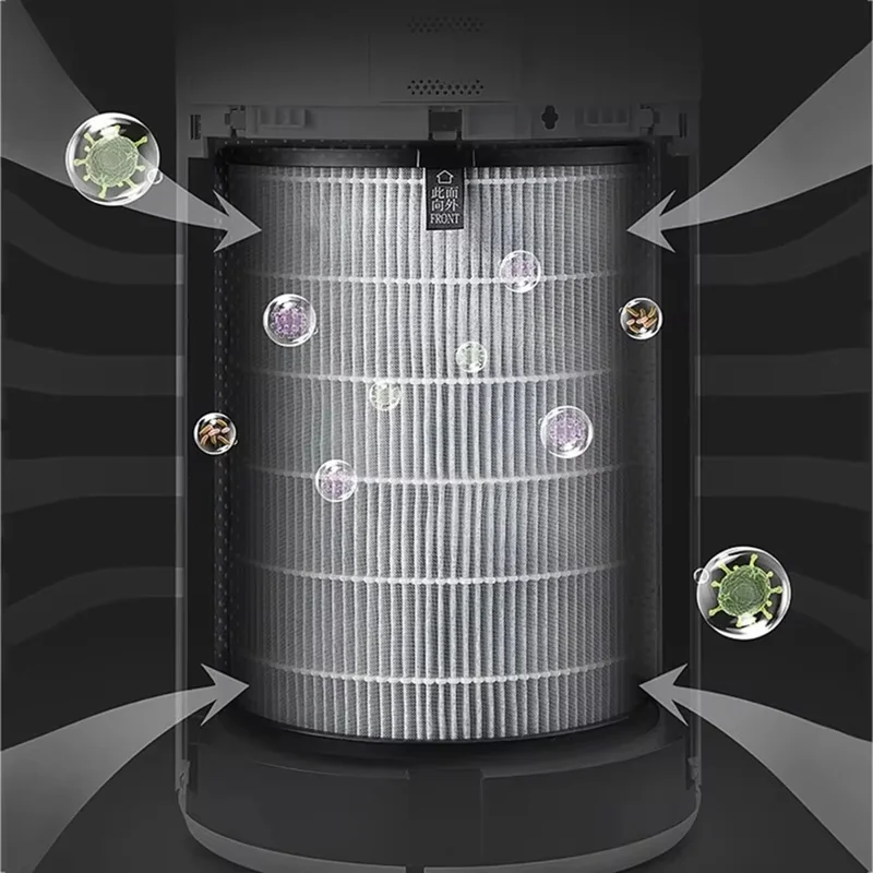 CP01 Bærbar bil luftrenser Negativ ion luftrenser Effektiv filtrering og rengøring