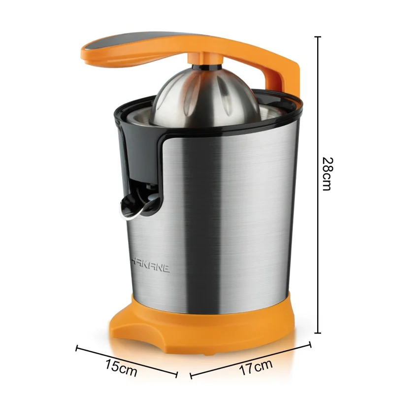 AKANE A.81851 400ml Electric Fresh Juice Maker Stainless Steel Automatic Citrus Squeezer, EU Plug (BPA Free, No FDA)