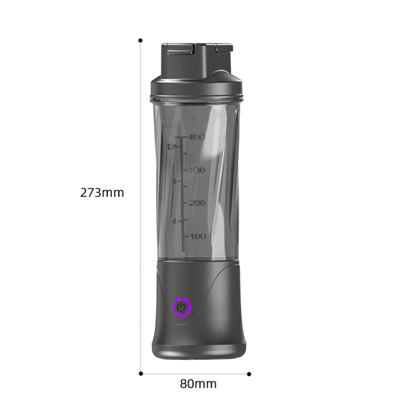 Copo Liquidificador BDL-010pro 7,4 V Recarregável 450 ml com 22 Lâminas 2 em 1 Copo de Água Portátil para Fitness (Sem BPA, Sem FDA) - Branco