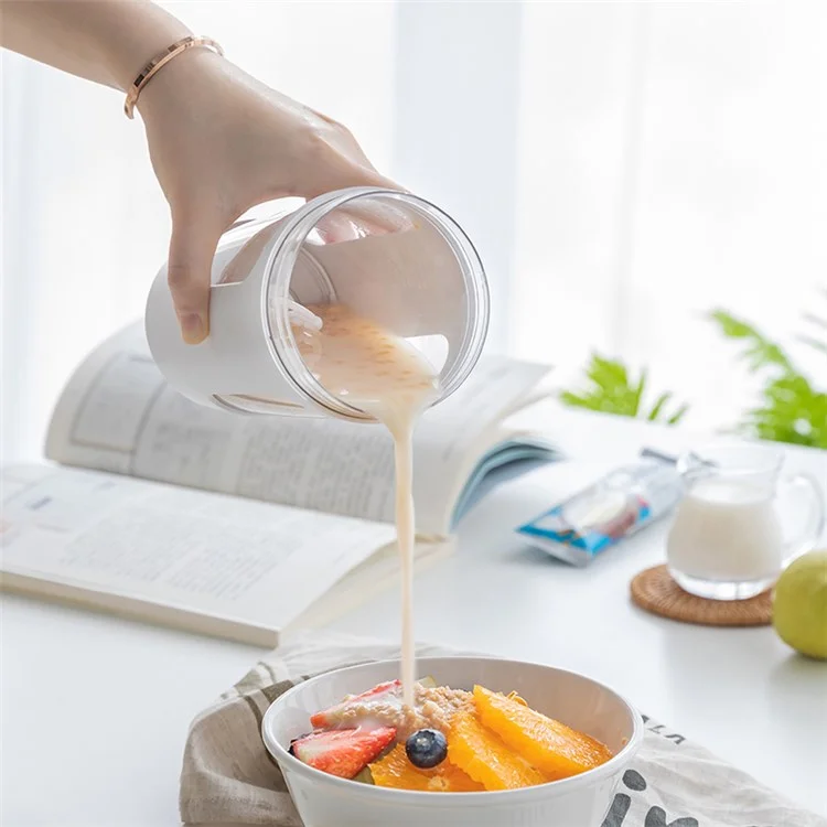 EQURA Copo Misturador de Proteína de Fitness Esportivo 650ml Garrafa de Café Elétrica Portátil com Carregamento USB Mixing Milkshake Cup (Sem Certificado FDA, Livre de BPA) - Preto 