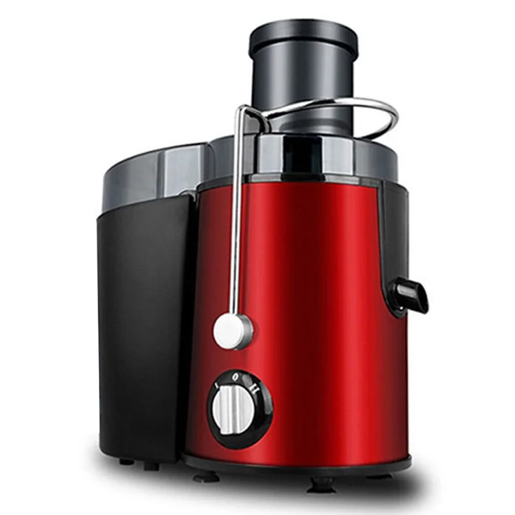 Multifunctional 2-Speed Centrifugal Juicer Machine Vegetable Fruit Juice Extractor (No FDA, BPA-Free) - Red