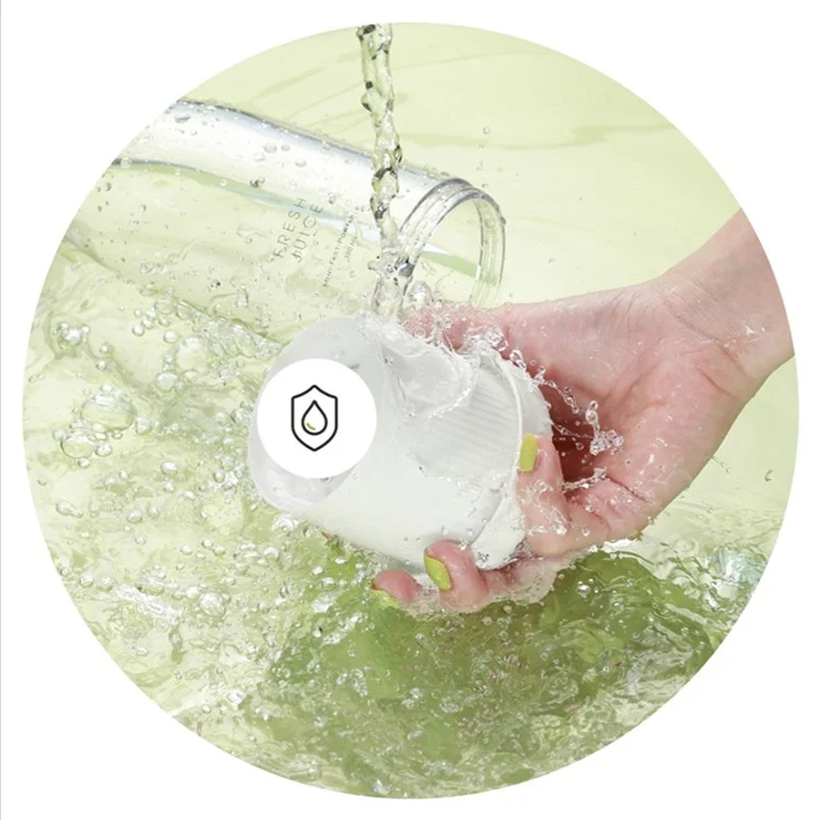 USB-Magnetladegerät 350 ml Mixer 4 Klingen Entsafter Becher Mini-Shaker-Mixer (BPA-frei, nicht FDA-zertifiziert) - Weiß