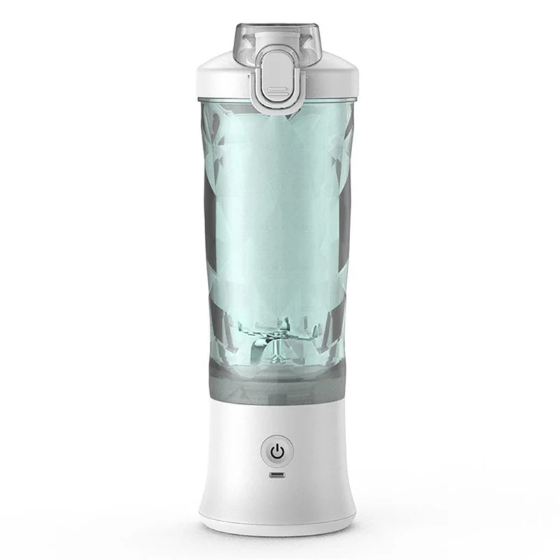 A9 Portable Blender Multi-functional Battery-Powered 600ml Mini Blender Juicer Cup (No FDA, BPA-Free) - White