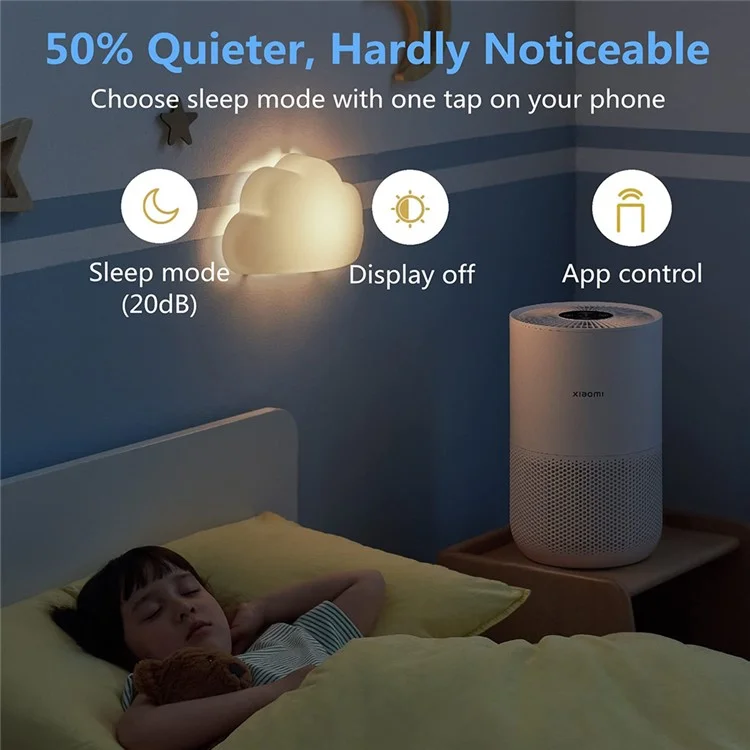 For Xiaomi Smart Air Purifier 4 Compact HEPA Mesh Filter Replacement