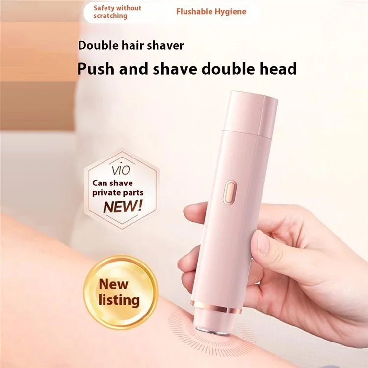 Rasoir électrique portable à double tête Tondeuse à cheveux avec 1 mode d'intensité