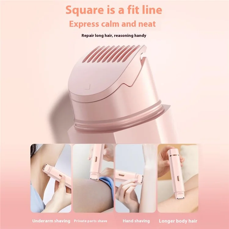 Rasoir électrique portable à double tête Tondeuse à cheveux avec 1 mode d'intensité