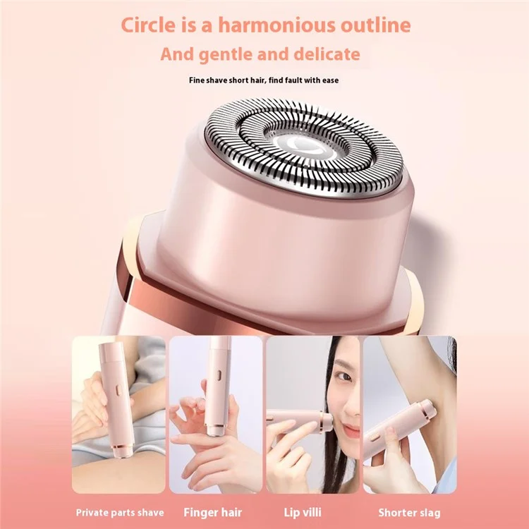 Rasoir électrique portable à double tête Tondeuse à cheveux avec 1 mode d'intensité