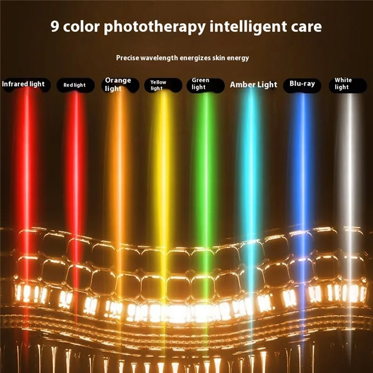 9 Color Light Eye Massager EMS Lifting Beauty Massage Instrument for Skin Care