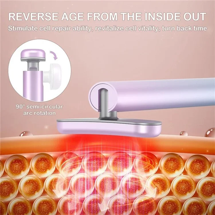 Masajeador de ojos EMS Dispositivo de belleza de microcorriente para ojeras, arrugas