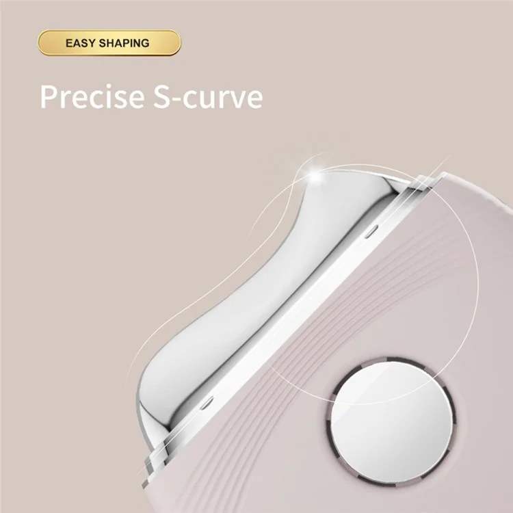 GS02 Hot Cold Microcurrent Face Neck Beauty Instrument Vibration Massage LED Red Blue Light Scraping Device - White