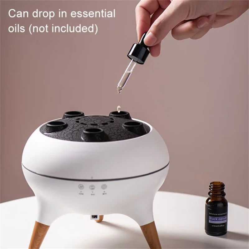 Jellyfish Design Dynamic RC Humidifier Multi-Spray Aroma Diffuser with Colorful Lights - EU Plug