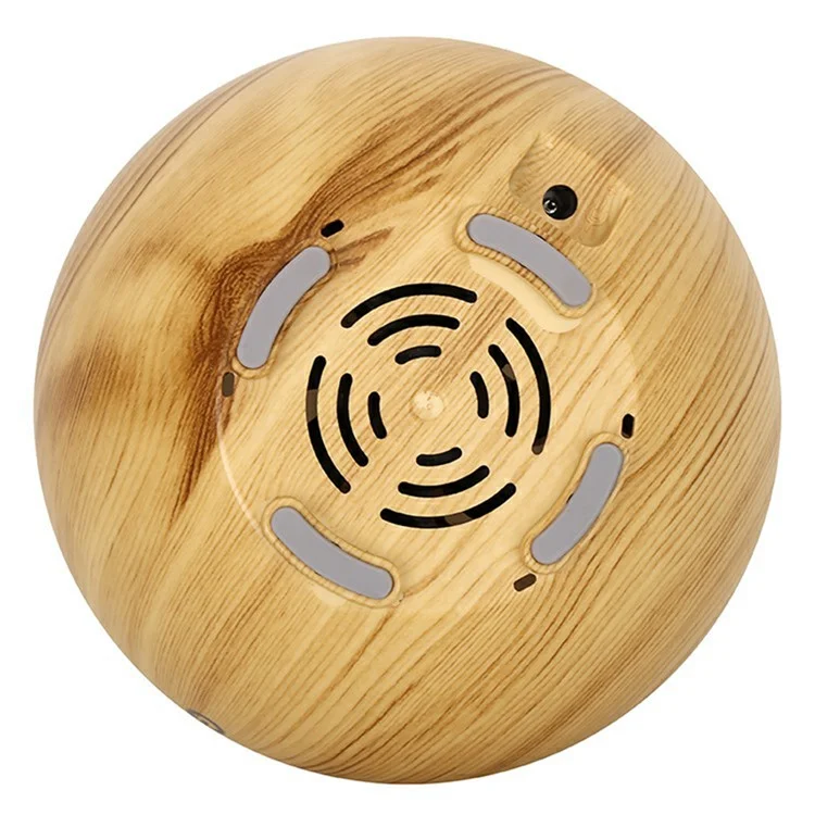 160ML Desktop Humidifier Quiet Essential Oil Diffuser with Ambient Night Light for Bedroom Office - Style A-Brown / US Plug