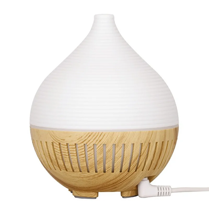 160ML Desktop Humidifier Quiet Essential Oil Diffuser with Ambient Night Light for Bedroom Office - Style B-Black / US Plug