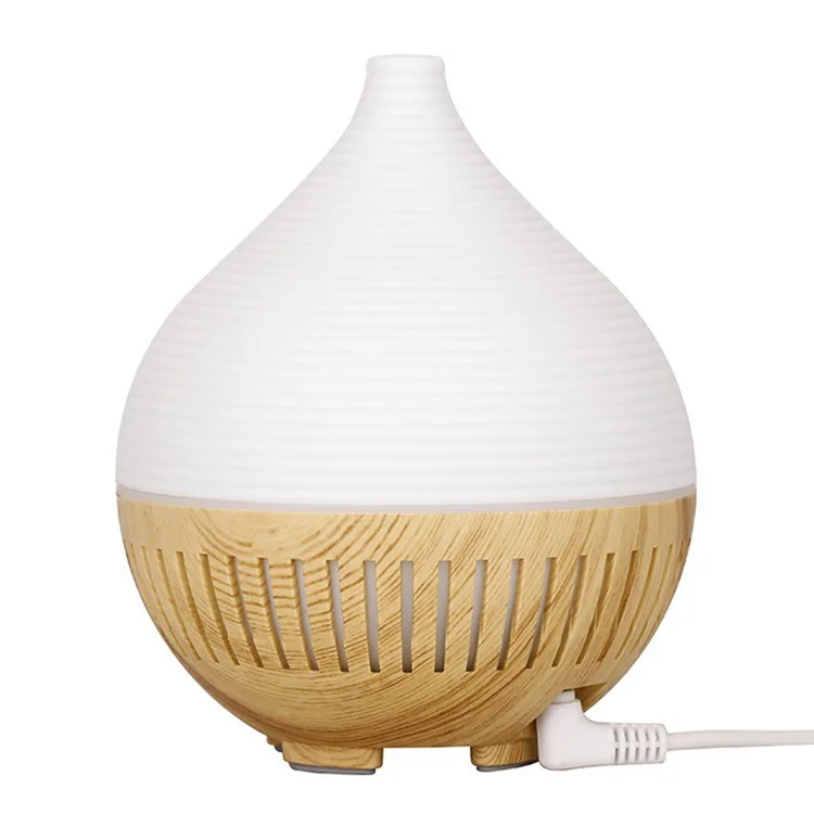 Humidificador de Escritorio de 160 ml Difusor de Aceite Esencial Tranquilo Con Luz de Noche Ambiental Para la Oficina Del Dormitorio - Estilo B-Black / Enchufe Del Reino Unido