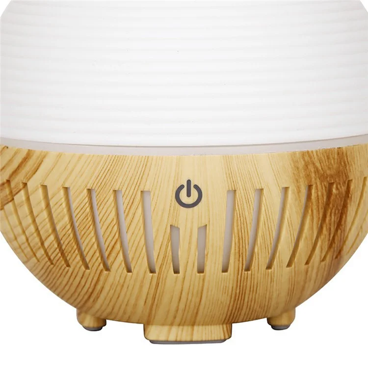 Humidificador de Escritorio de 160 ml Difusor de Aceite Esencial Tranquilo Con Luz de Noche Ambiental Para la Oficina Del Dormitorio - Estilo B-Black / Enchufe Del Reino Unido