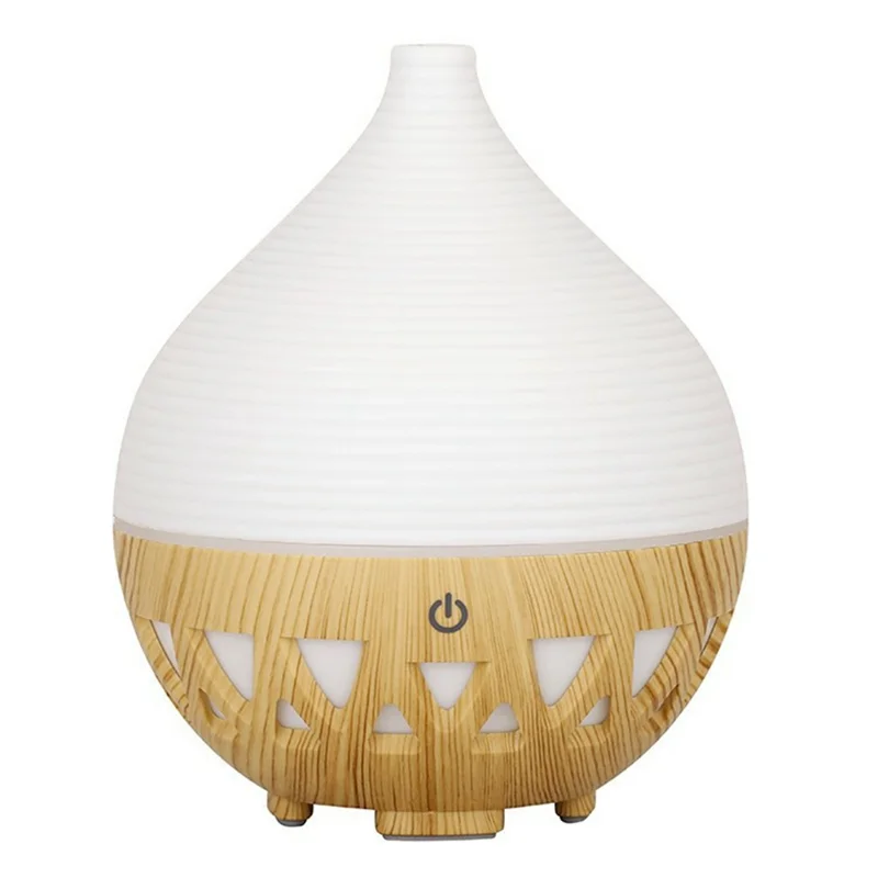 160ML Desktop Humidifier Quiet Essential Oil Diffuser with Ambient Night Light for Bedroom Office - Style C-Brow / UK Plug