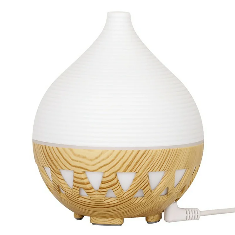 160ML Desktop Humidifier Quiet Essential Oil Diffuser with Ambient Night Light for Bedroom Office - Style C-Brow / UK Plug
