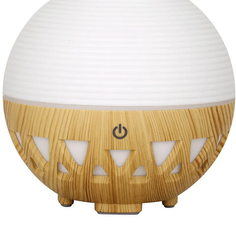 160ML Desktop Humidifier Quiet Essential Oil Diffuser with Ambient Night Light for Bedroom Office - Style C-Brow / UK Plug