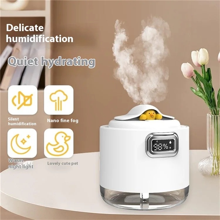 RGB Ambient Light USB Air Humidifier Bedroom Rechargeable Mist Diffuser Night Light