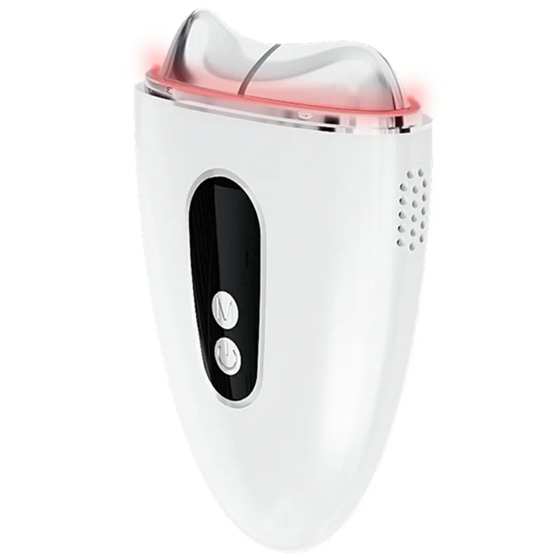 Appareil de Massage Électrique de Raclage Facial Chaud et Froid avec Thérapie Lumineuse LED pour Resserrement et Anti-Âge de la Peau