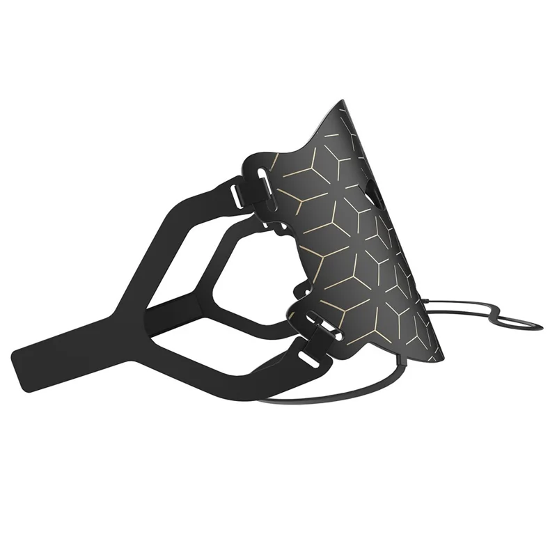 7-Color Photon Spectrum LED Face Mask for Skin Rejuvenation Light Therapy Beauty Device Gift - Black