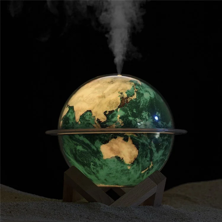 Humidificateur d'air de bureau à brumisateur SX-E335 330ml, diffuseur de brouillard pour chambre à coucher et salon - Terre