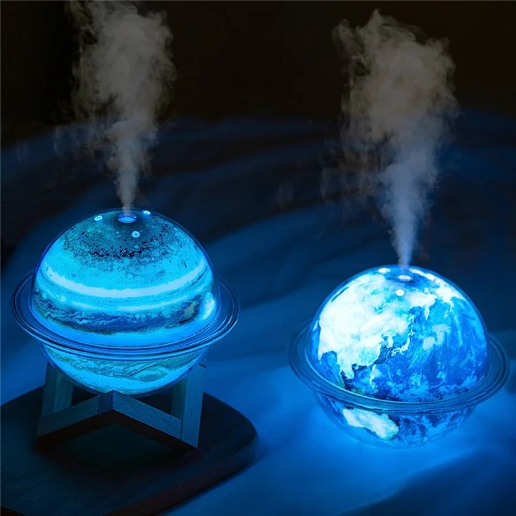 Humidificateur d'air de bureau à brumisateur SX-E335 330ml, diffuseur de brouillard pour chambre à coucher et salon - Terre