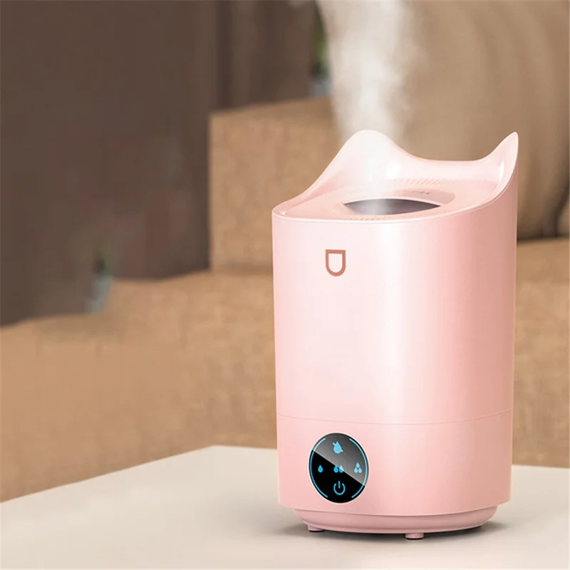 K6 USB Rechargeable 4l Air Humidificateur Aromatophérapie Diffuseur Tactile Contrôle Humidificateur - Rose