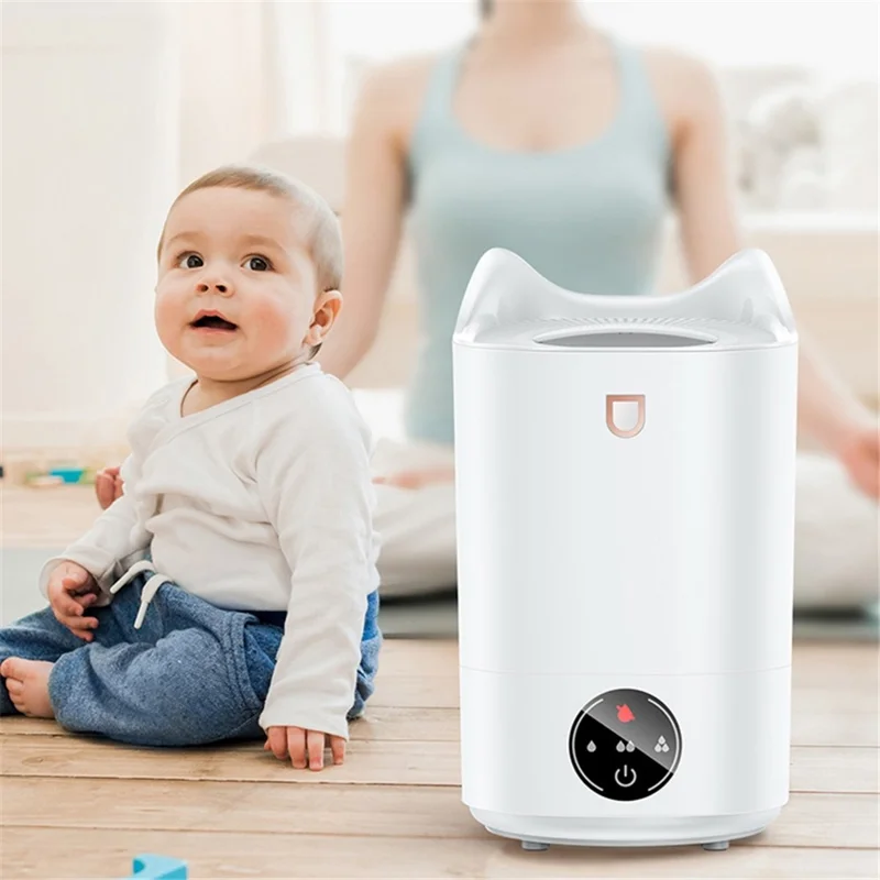 K6 USB Rechargeable 4l Air Humidificateur Aromatophérapie Diffuseur Tactile Contrôle Humidificateur - Rose