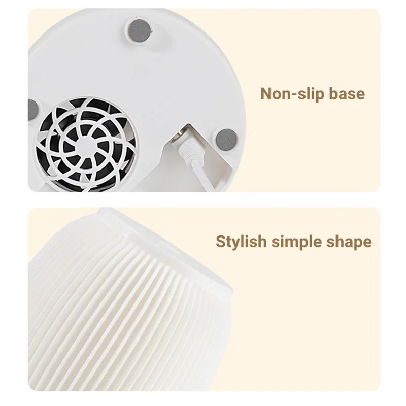 A07 Linterna con forma de 200ml Difusor de Aroma Ultrasónico Humidificador de Aire Doméstico Silencioso Fabricador de Niebla Pulverizador de Niebla con Luz Cálida, Control Remoto