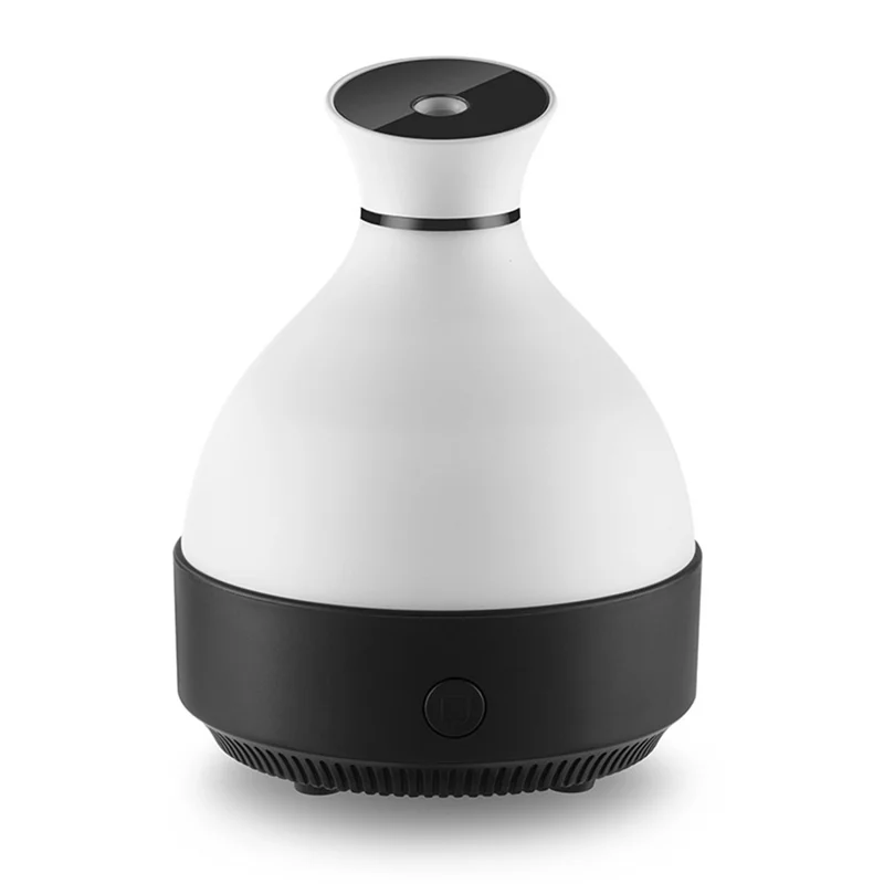 X5 Wood Grain Colorful Light Air Humidifier Essential Oil Aroma Diffuser Aromatherapy Sprayer Machine - Black