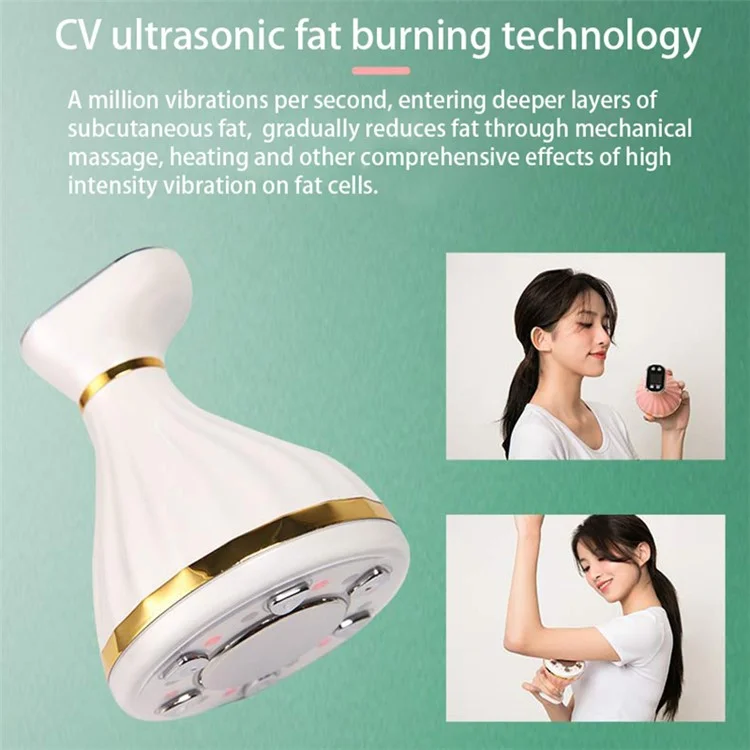 ZTY-2201 EMS Weight Loss Massager Slimming RF Fat Burner CV Ultrasonic Fat Burning Machine - Branco