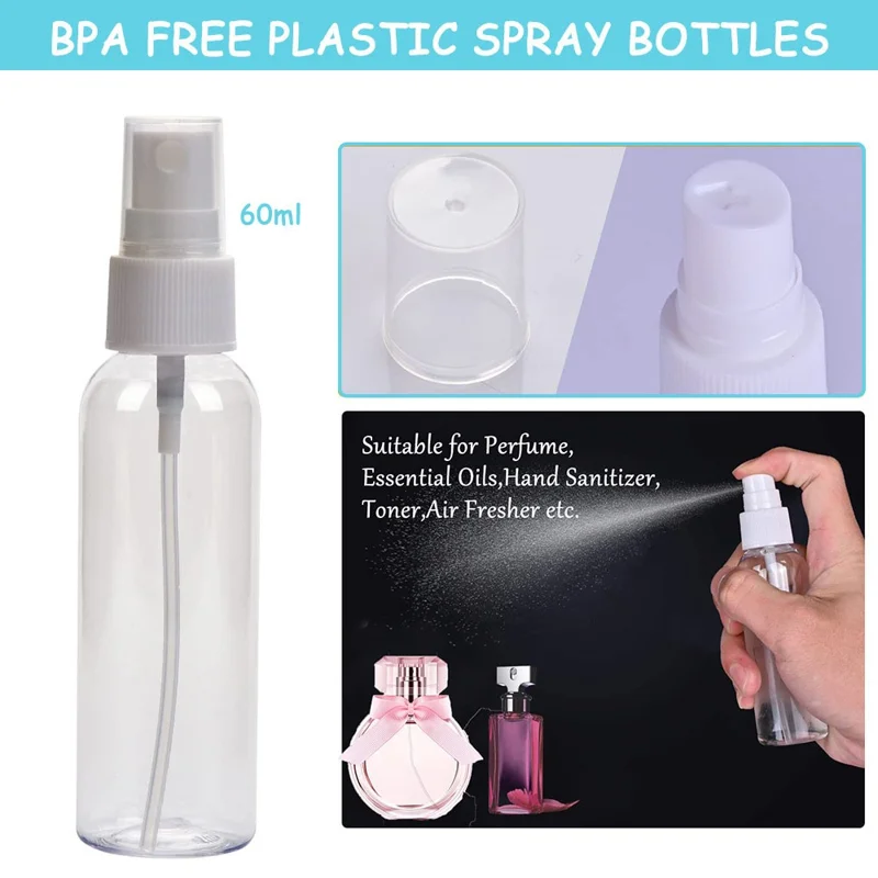 H01244 21Pcs Toiletries Travel Bottle Set Leak Proof Refillable Container for Lotion Liquid Shampoos - Style B