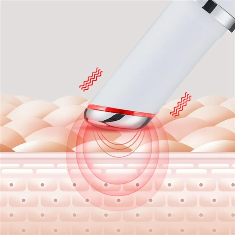 Portable Eye Massager Wand Heated / Vibration Treatment Fine Lines Remover Enhance Product Absorption