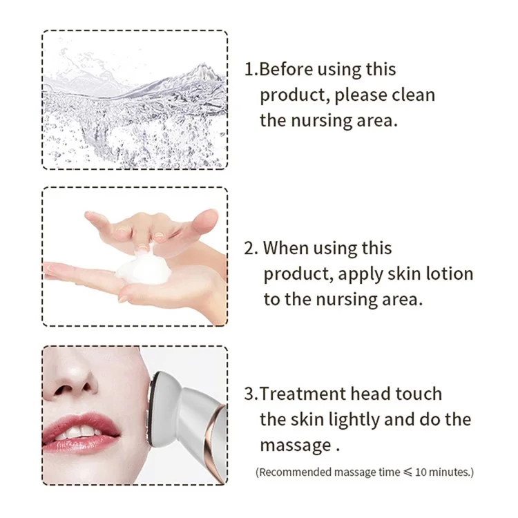 Máquina facial de radiofrecuencia para uso doméstico BP-215F Termage Máquina tensora de piel Masajeador de belleza (ST)