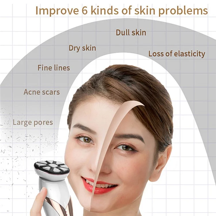 Máquina facial de radiofrecuencia para uso doméstico BP-215F Termage Máquina tensora de piel Masajeador de belleza (ST)
