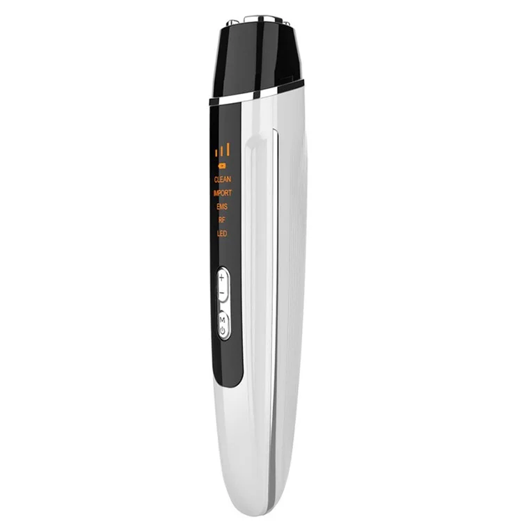 ES-1101 Colorful Light Radiofrequency Eye Beauty Instrument Portable Mini Eye Massager with 4 Modes - White