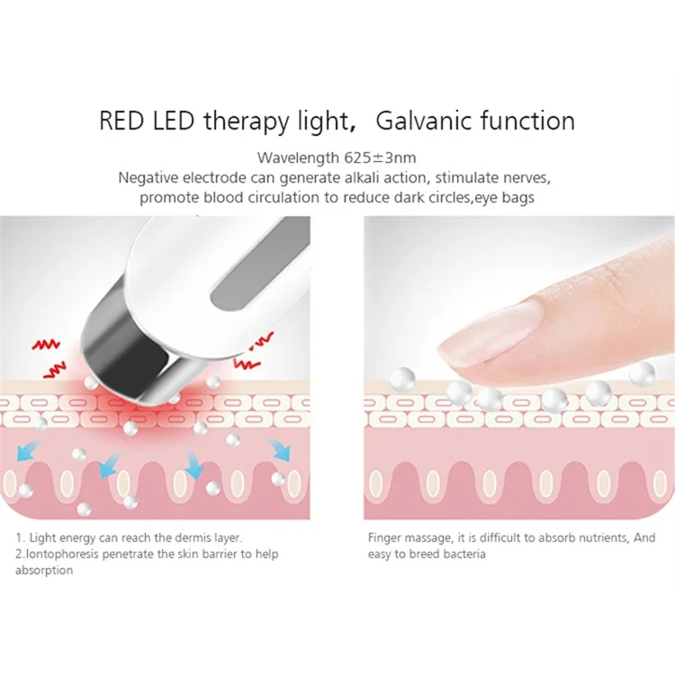 BP-1711 Eye Wrinkle Removal Pen 7000r / min Micro Vibration Eyes Massager, Gradient Color