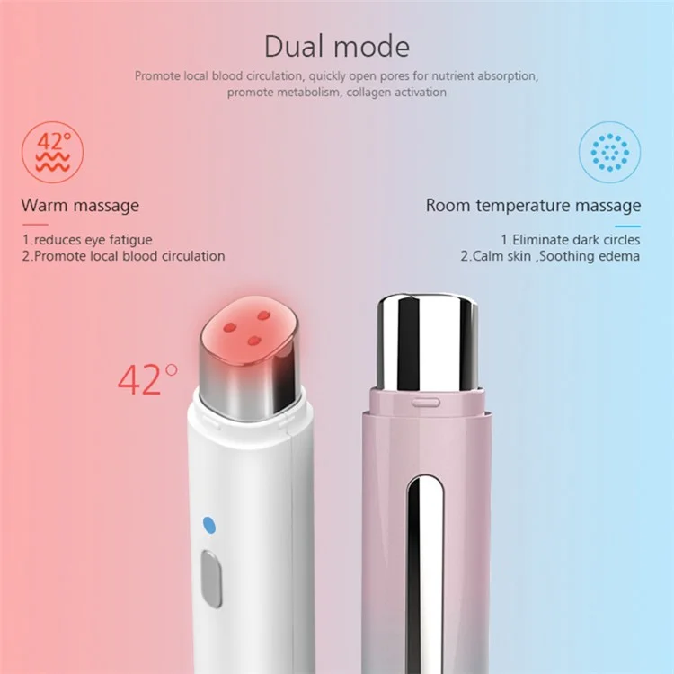 BP-1711 Eye Wrinkle Removal Pen 7000r / min Micro Vibration Eyes Massager, Gradient Color