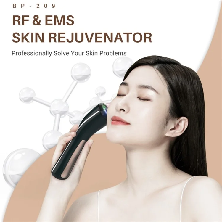 BP-209 RF & EMS Skin Skin Ovenuvator Massage Massager Portable Beauty Instrument со Светодиодными Огнями