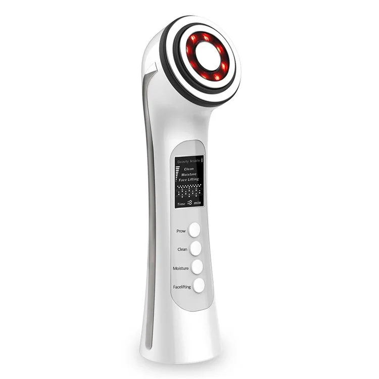 BP-1831 Masajeador facial para el hogar con luz roja/azul, EMS Photon Rejuvenation Beauty Instrument
